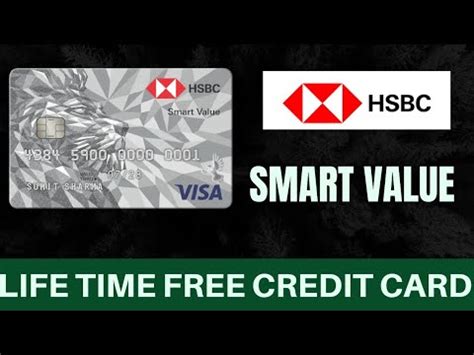 hsbc smart value credit card|lifetime free hsbc credit card.